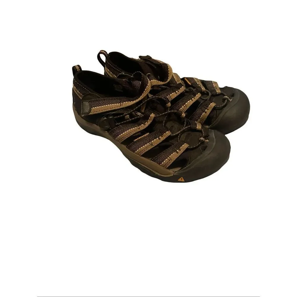 Keen Mens Brown Tan Newport H2 Waterproof Outdoor Hiking Sport Sandals Size 5